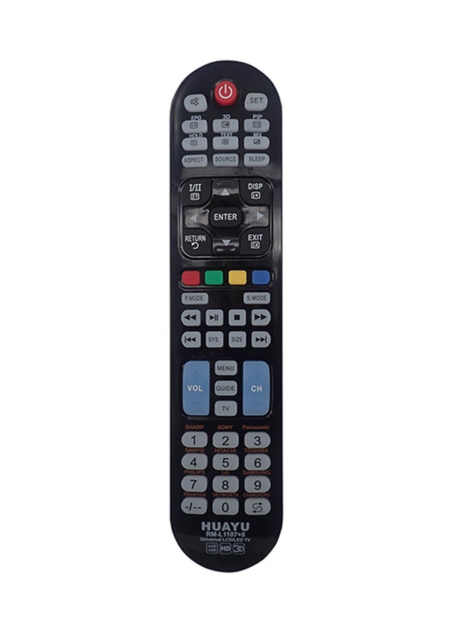 Huayu - Universal Remote Control For All LCD/LED TV Black - Image 1