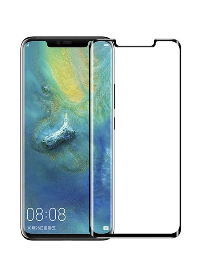 BESTSUIT - Tempered Glass Screen Protector For Huawei Mate 20 Pro Clear/Black - Image 1