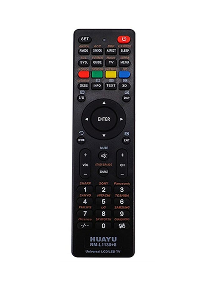 Universal Remote Control For All LCD/LED TV Black