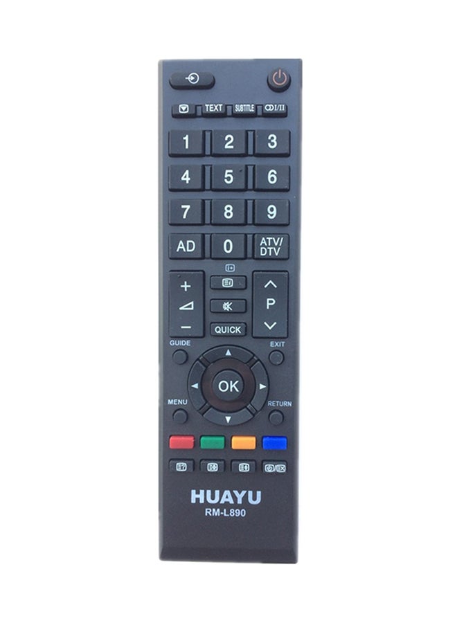 هوايو جهاز تحكم عن بُعد يناسب العديد من أجهزة تلفزيون LCD/LED من توشيبا أسود - Image 1