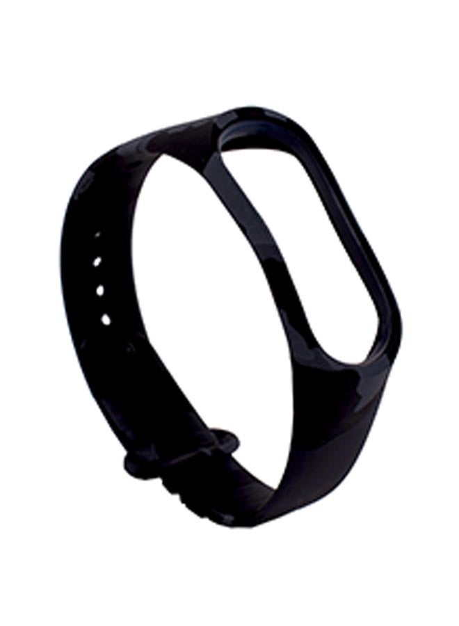Sport Band For Xiaomi Mi Band 3 Black/Silver - Image 1