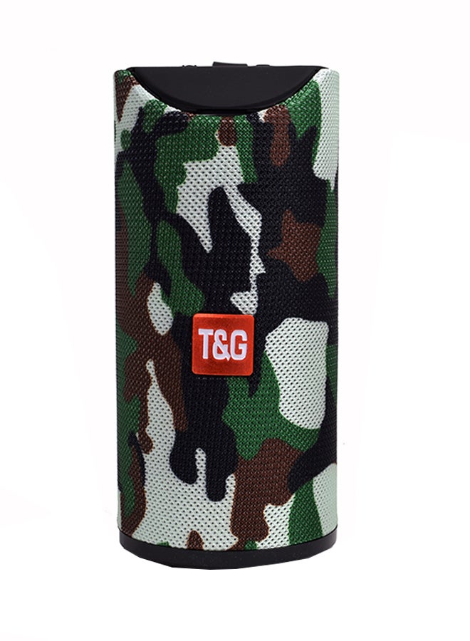 T&G Bluetooth Speaker With Aux Wire Black/Green - Image 1