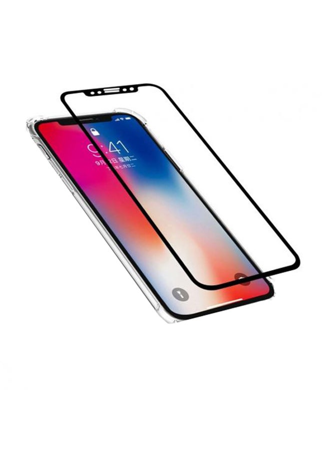 Glass Screen Protector For iPhone XS Black - Image 3