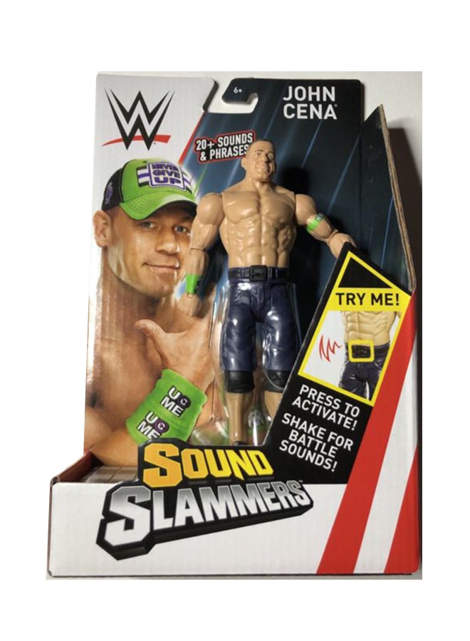 Mattel Games Wwe Sound Slammers John Cena Action Figure 15cm - Image 1