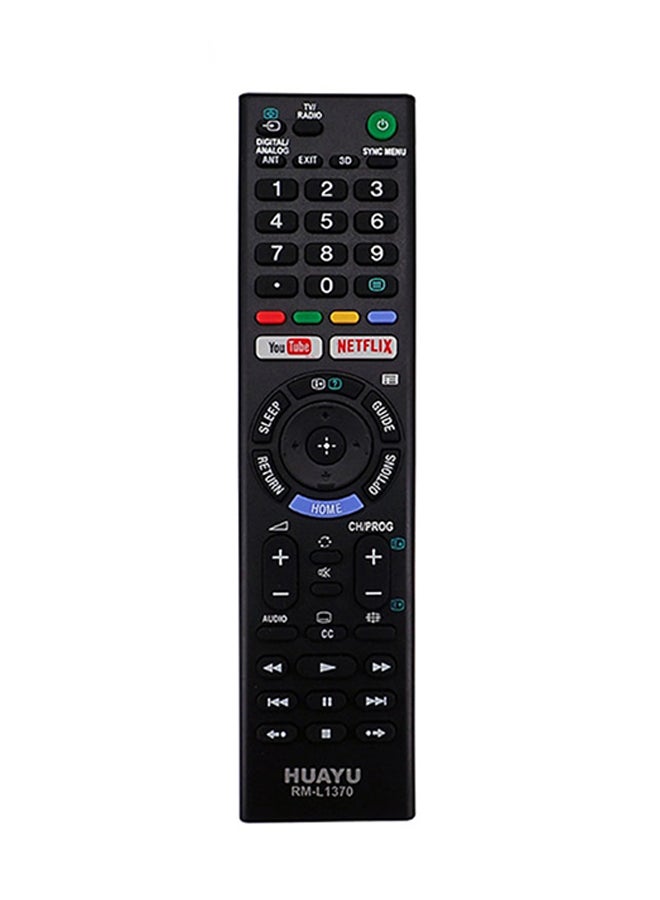 Universal LCD And LED TV Remote Control Black