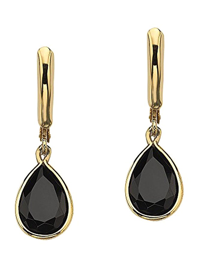 Palm Beach Jewelry - Brass Teardrop Earrings - Image 1