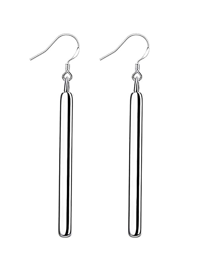 Cutesmile - Silver Plated Teardrop Earrings - Image 1