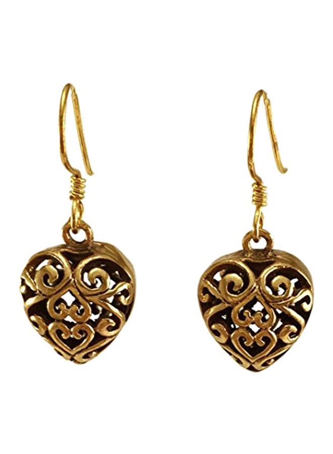 LynnAround - Bronze Teardrop Earrings - Image 1