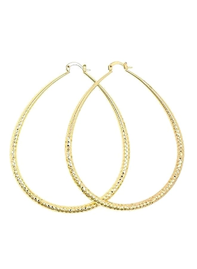 SPARKLE XOXO - Gold Plated Hoops - Image 1