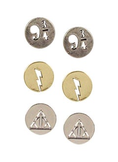Harry Potter Pack Of 3 Harry Potter Earrings 