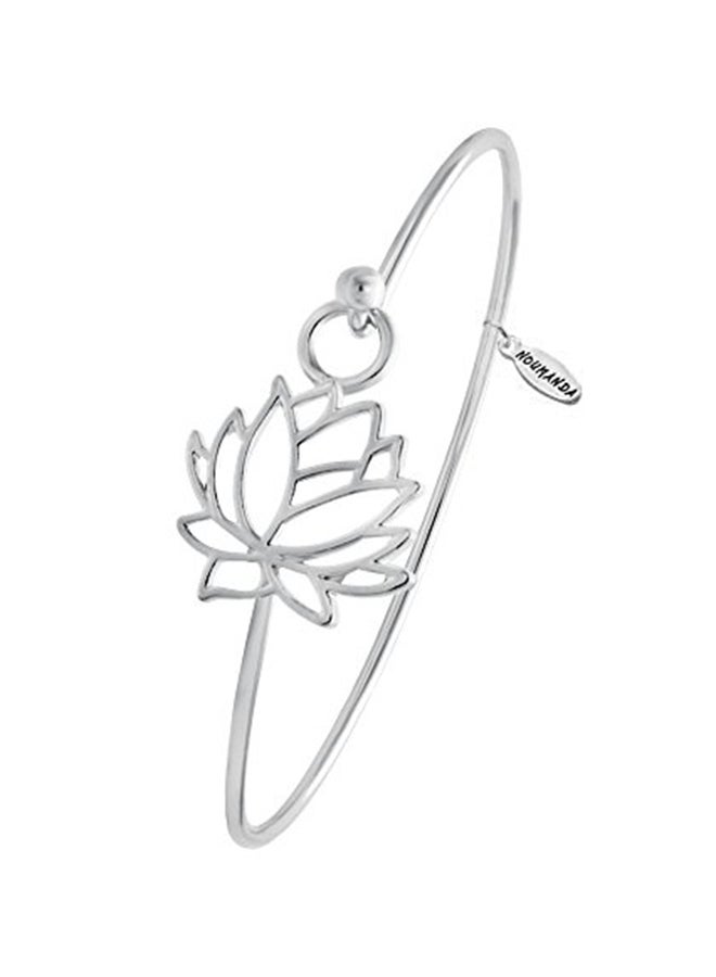 NOUMANDA Copper Pretty Lotus Flower Bangle 