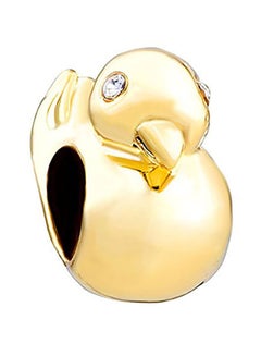 Brass Duck Animal Charms Bead Wrap Bracelet