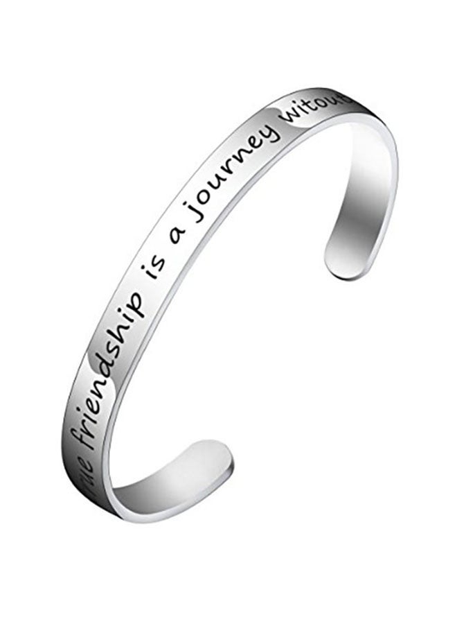 BESPMOSP - Stainless Steel Engraved Cuff - Image 1