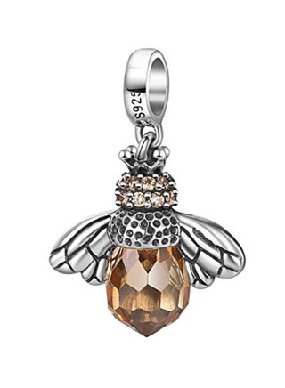 Crystal Queen Bee Brass Beads - v1553352178/N22667609A_1