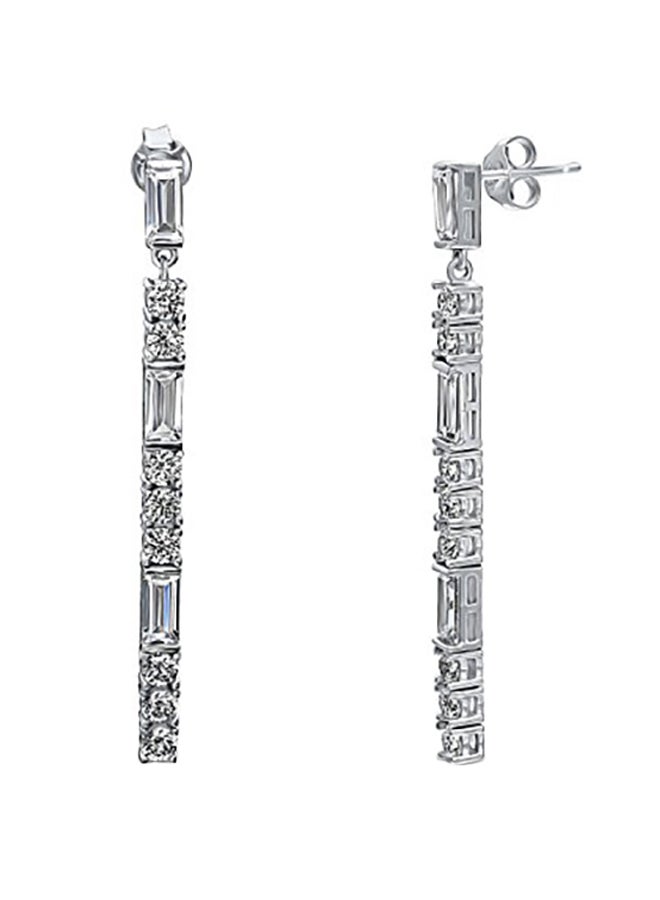 Silver Plated Dangle Earrings - v1553352317/N22668486A_1