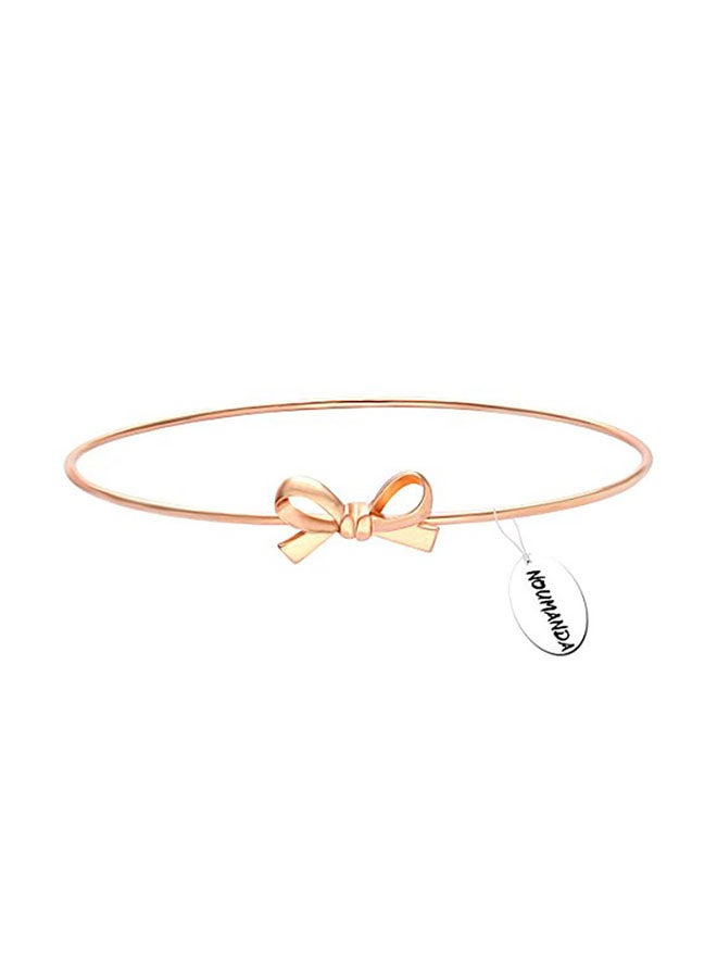NOUMANDA Exquisite Bowknot Copper Bangle