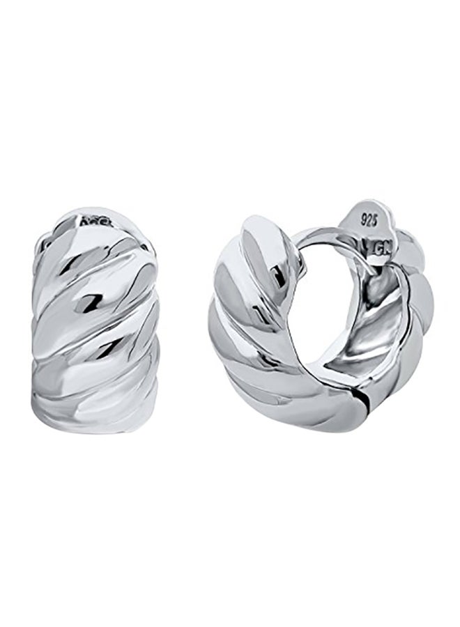 Berricle Silver Plated Hoops 