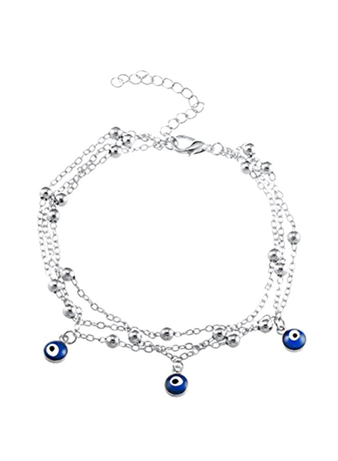 Evil Eye Alloy Anklet
