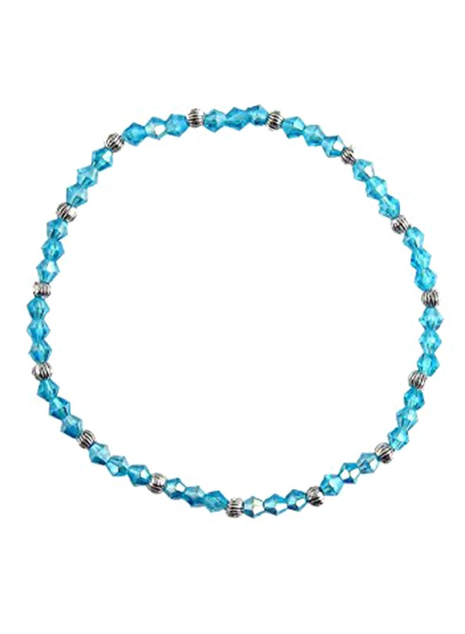 Crystal Brass Anklet