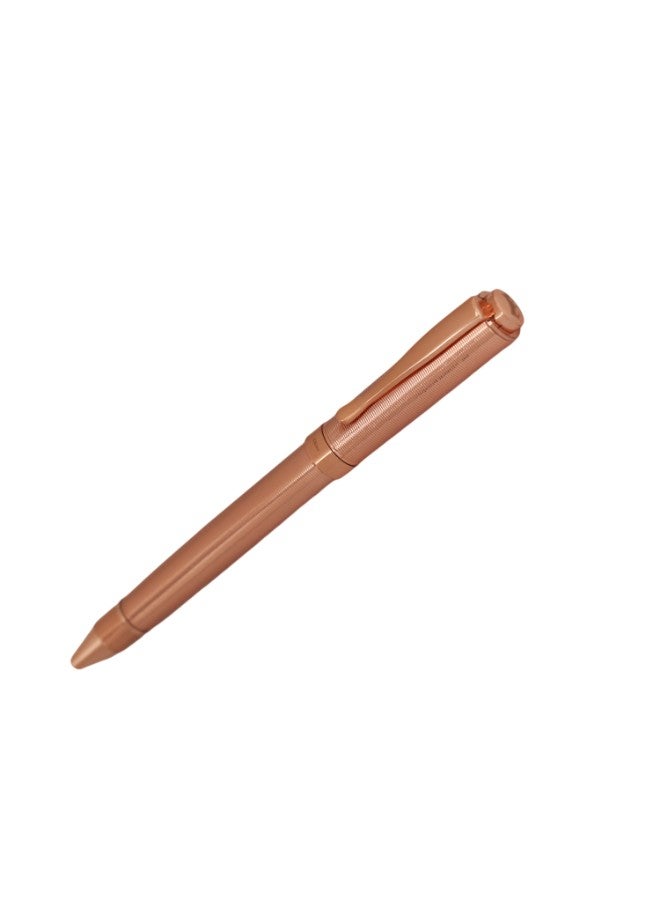 آر إس قلم رسمي ذهبي وردي