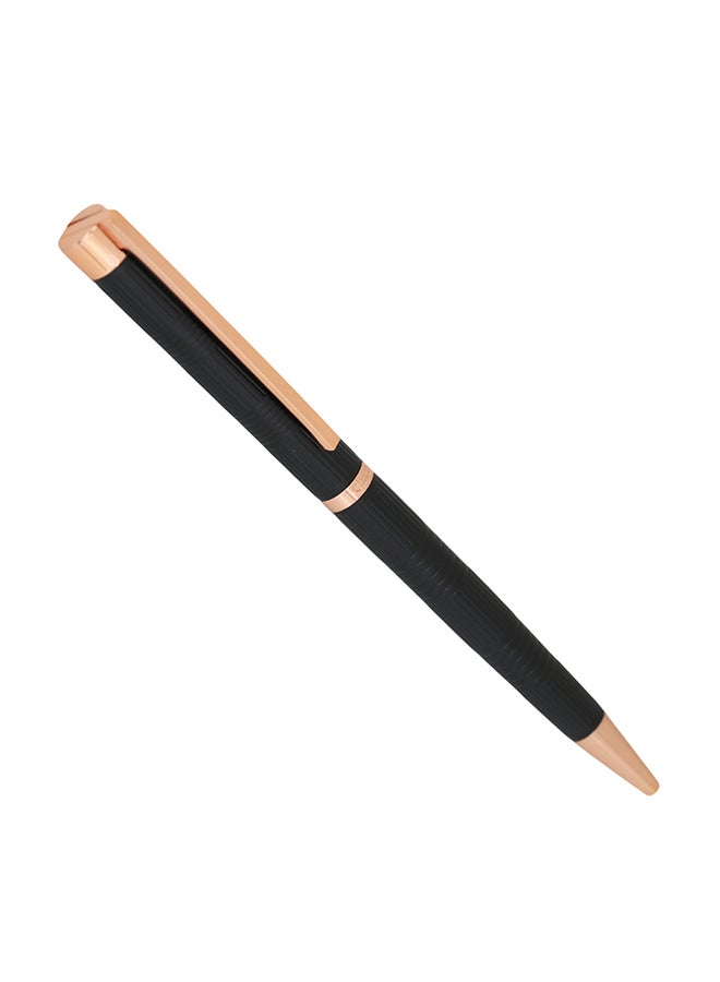 RS Gripped Ball-Point Pen Black/Rose gold - Image 2