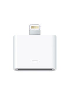Lightning To 30-Pin Adapter For Apple iPad/iPad Mini/iPod/iPhone White