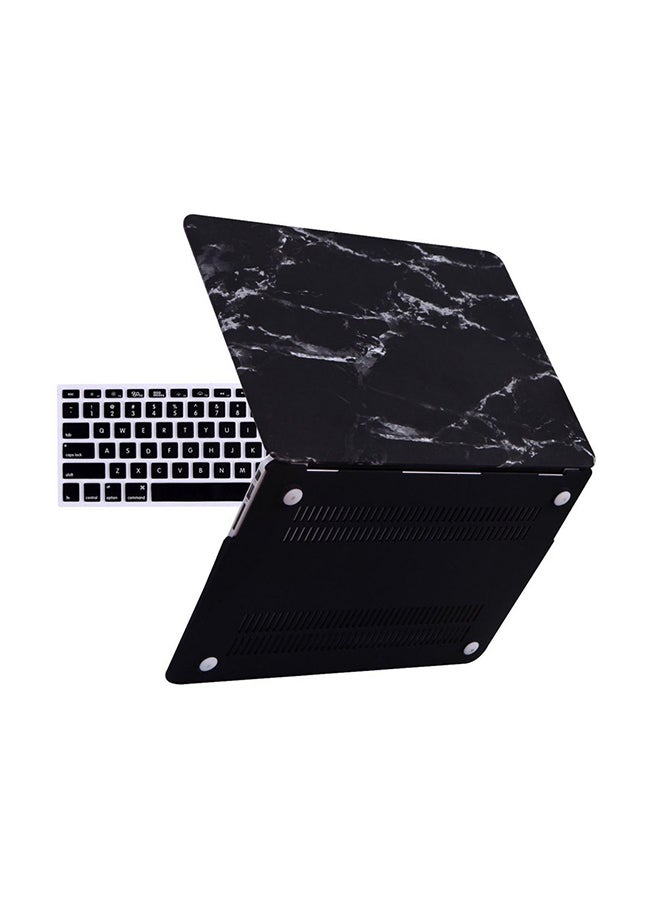 Carrying Case With Keyboard Cover For Apple Mac Book Air Black  - Image 1