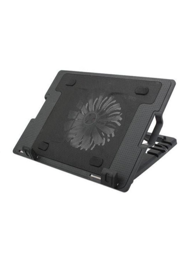 Laptop Table With Cooling Pad Black 