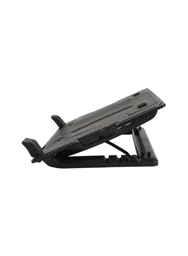 Laptop Table With Cooling Pad Black 