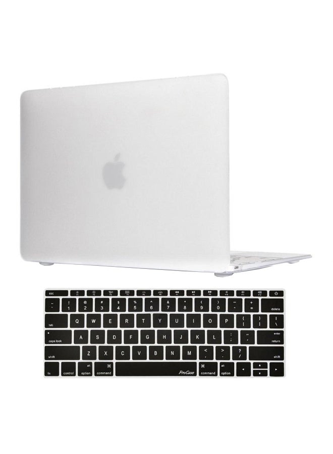 A1534 Carrying Case With Keyboard Skin For Apple Macbook White  - Image 1