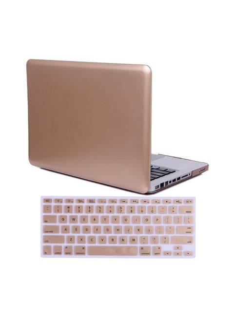 A1278 Carrying Case With Keyboard Skin For Apple Macbook Pro Gold