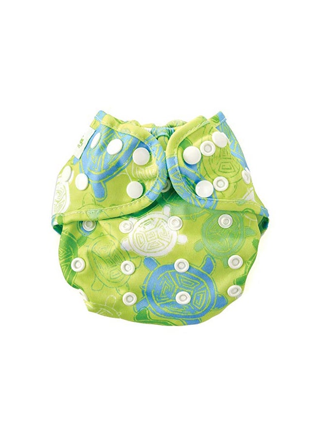 BUMKiNs - Turtle Printed Cloth Diaper Cover - Image 1