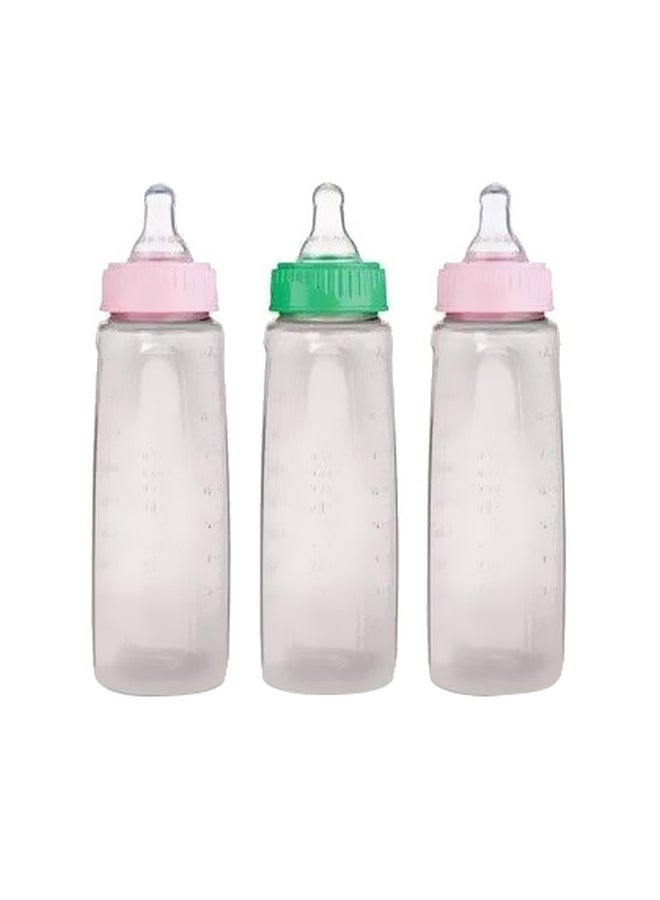 نوك مجموعة زجاجات رضاعة من 3 قطع- 9 أونصات