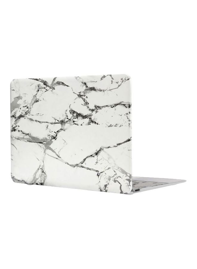 Hard Case Cover For Apple MacBook A1534 12-Inch White/Grey - Image 1