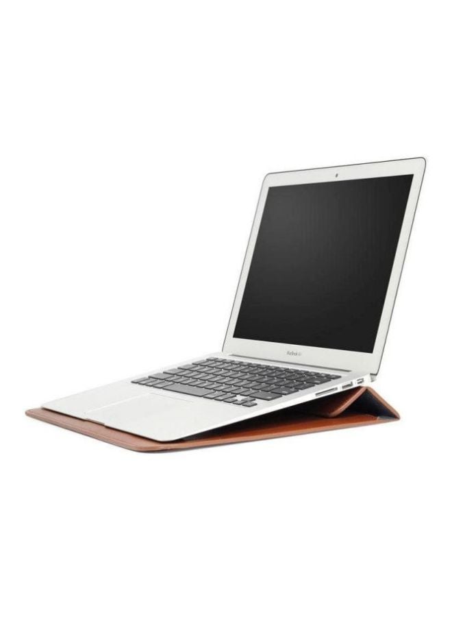 Protective Sleeve Cover For Apple MacBook Retina 12-Inch Brown - Image 3