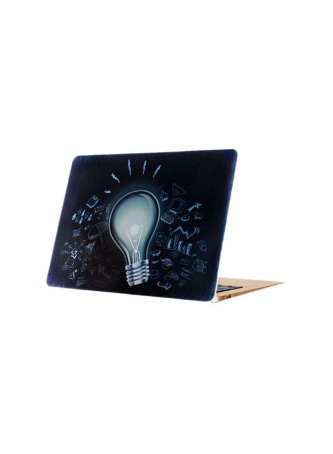Rubber Coated Case Cover For Apple MacBook Pro 13/13.3-Inch Blue/White  - Image 1