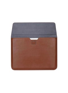 Leather Sleeve Cover For Apple MacBook Pro 15-Inch Brown