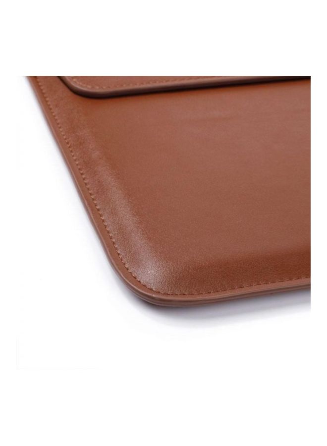 Generic - Leather Sleeve Cover For Apple MacBook Pro 15-Inch Brown - Image 1