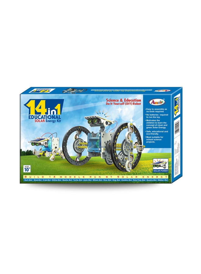 14-In-1 Educational Solar Robot Kit