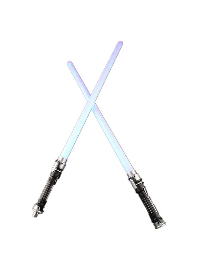 2 Piece Star Wars Electronic Lightsaber Led Flashing Light Weapon Set - Image 1