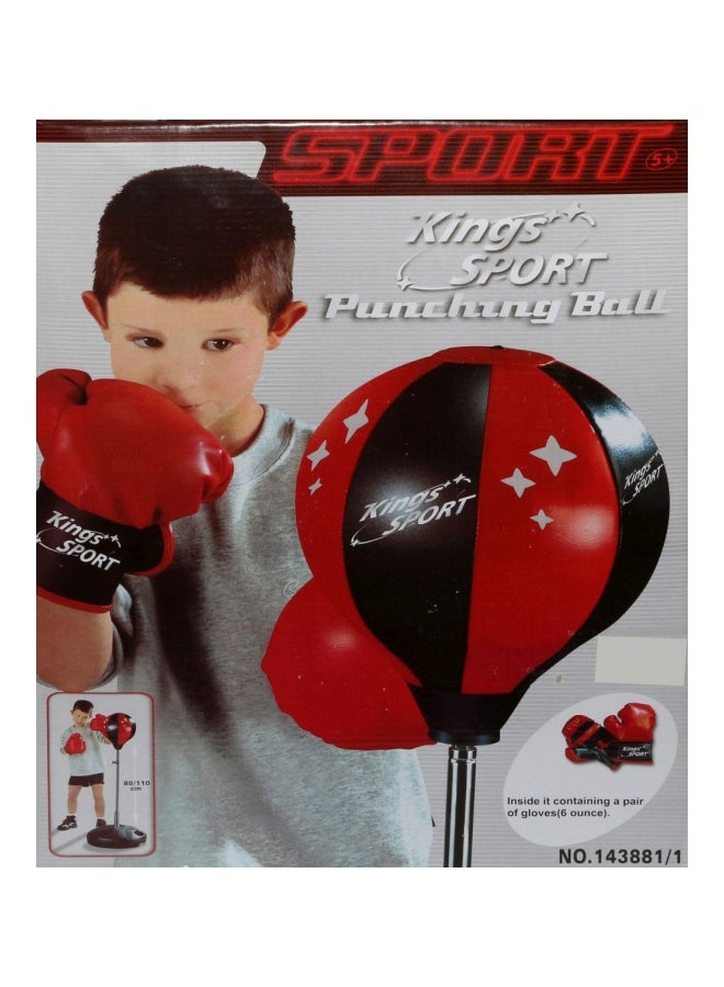 SPORT Punching Ball With Gloves 80-110cm - Image 1