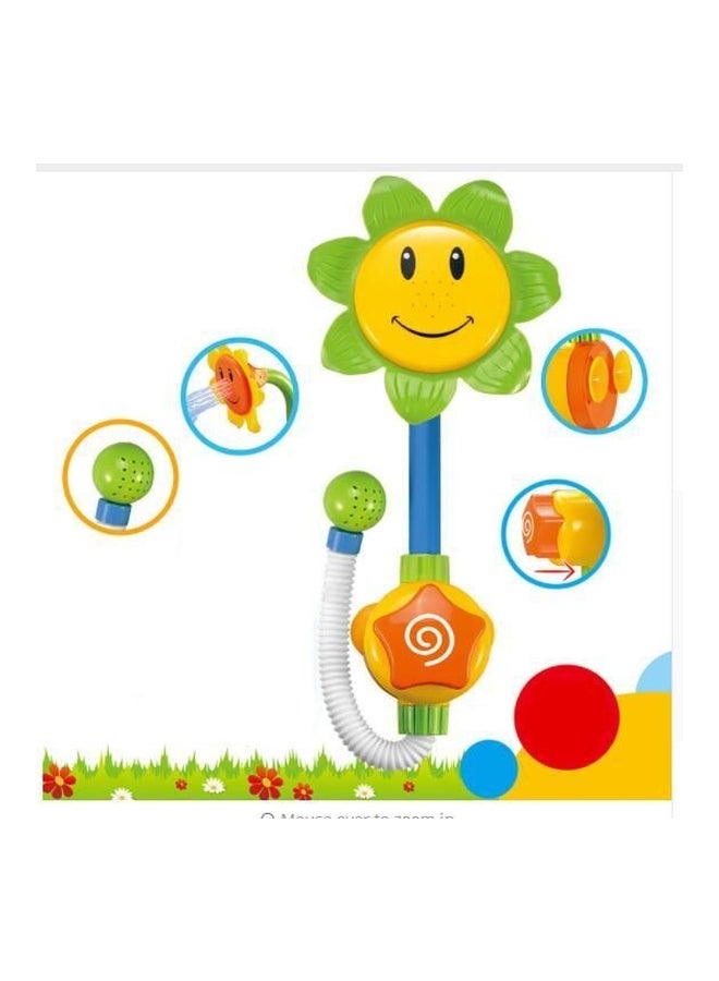 صنبور بخاخ مياه للاستحمام بتصميم دوّار الشمس - Image 3