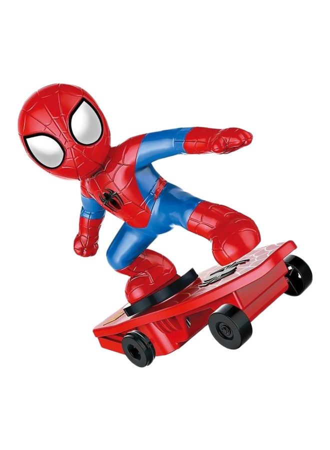 SIRI - Spiderman Toy With Stand Skateboard For Kids - Image 1