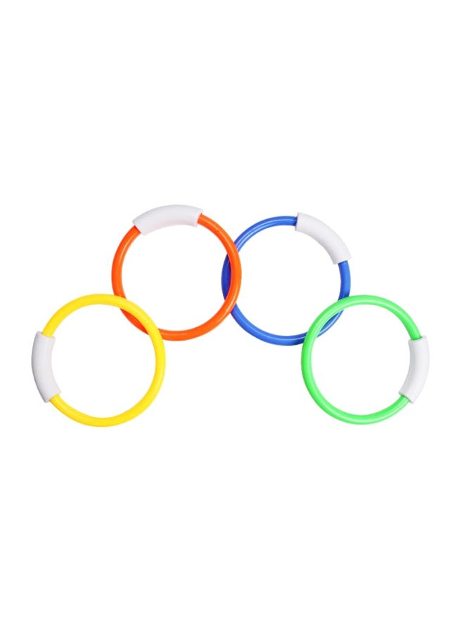 EWINEVER 4-Piece Throwing Dive Ring Bath Toy Set - Image 1