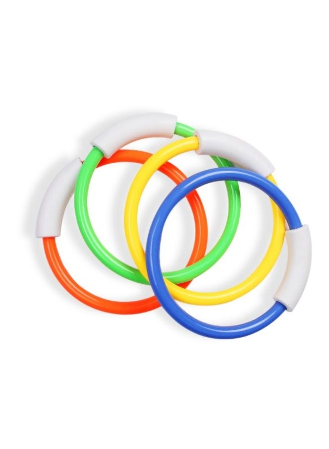 EWINEVER 4-Piece Throwing Dive Ring Bath Toy Set - Image 2