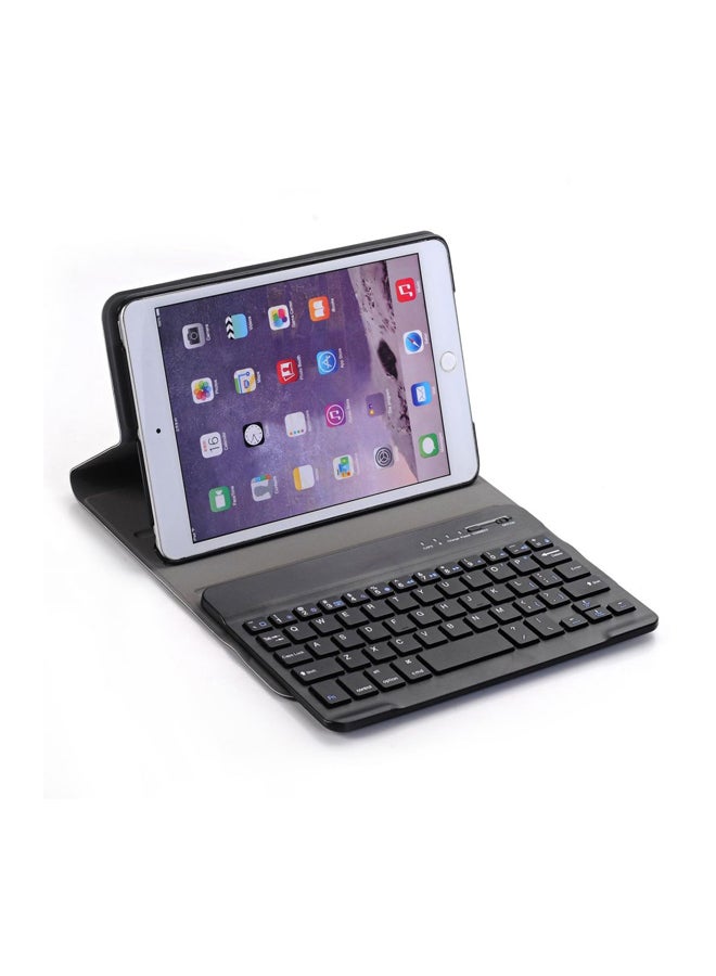 Generic - Wireless Keyboard With Case For Apple iPad Mini 1/2/3 Black - Image 1