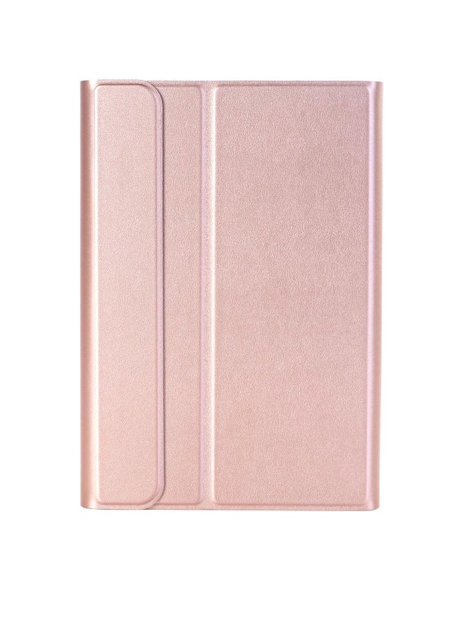 Wireless Keyboard With Case For Apple iPad Mini 4 Rose Gold/White  - Image 1