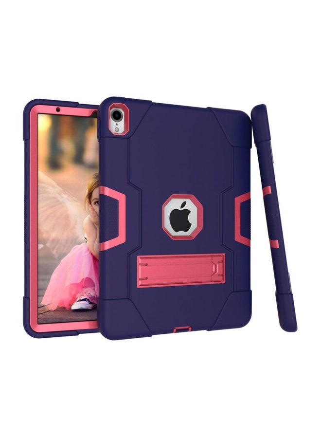 Protective Case Cover For Apple iPad 6th/5th Generation (2018) 7.5-Inch Dark Blue/Rose Pink - Image 2