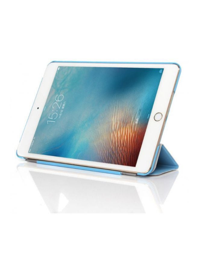 Flip Cover For Apple iPad Mini 4 Blue  - Image 2