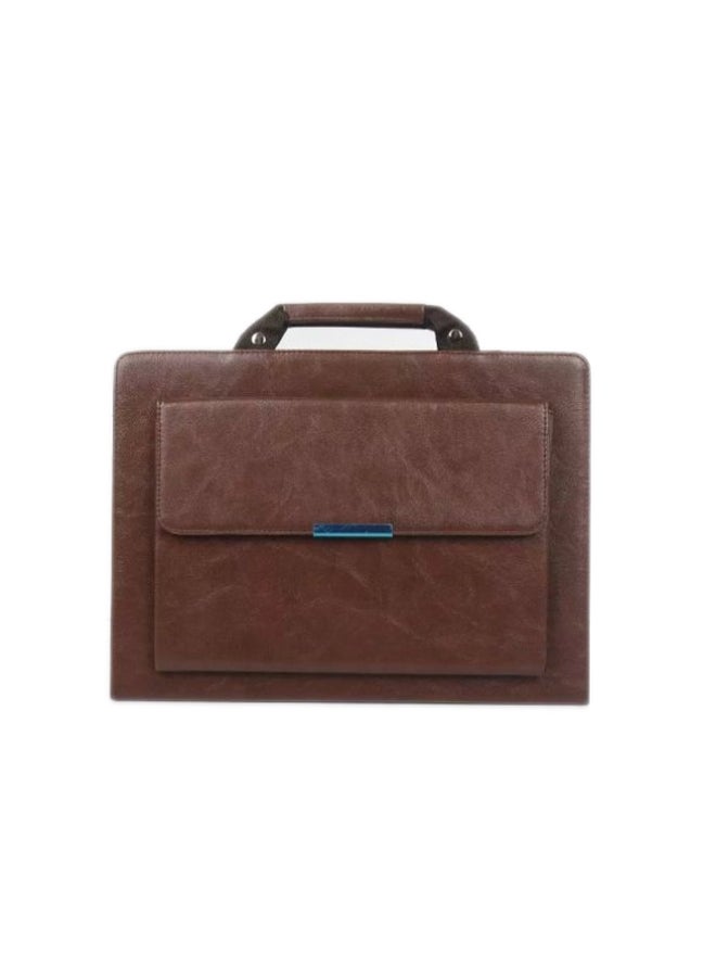 Leather Handbag Stand Case Cover For Apple Ipad Air 2 Ipad 6 Brown  - Image 1
